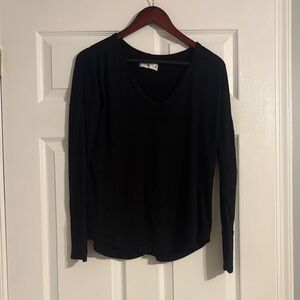 Abercrombie & Fitch Black V-Neck Sweater